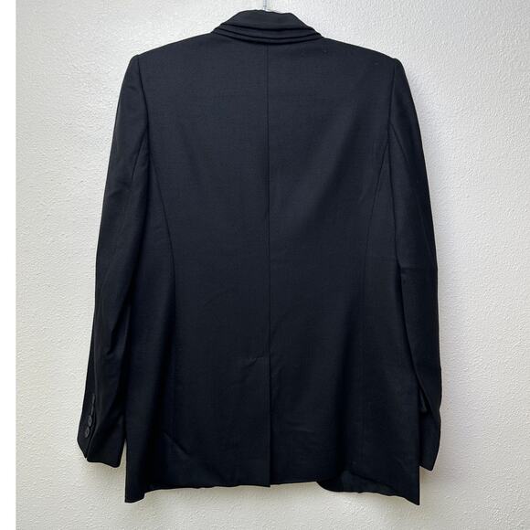 Stella McCartney Black Tuxedo Blazer Women US 8 IT 44 Shawl Lapel - Picture 7 of 14